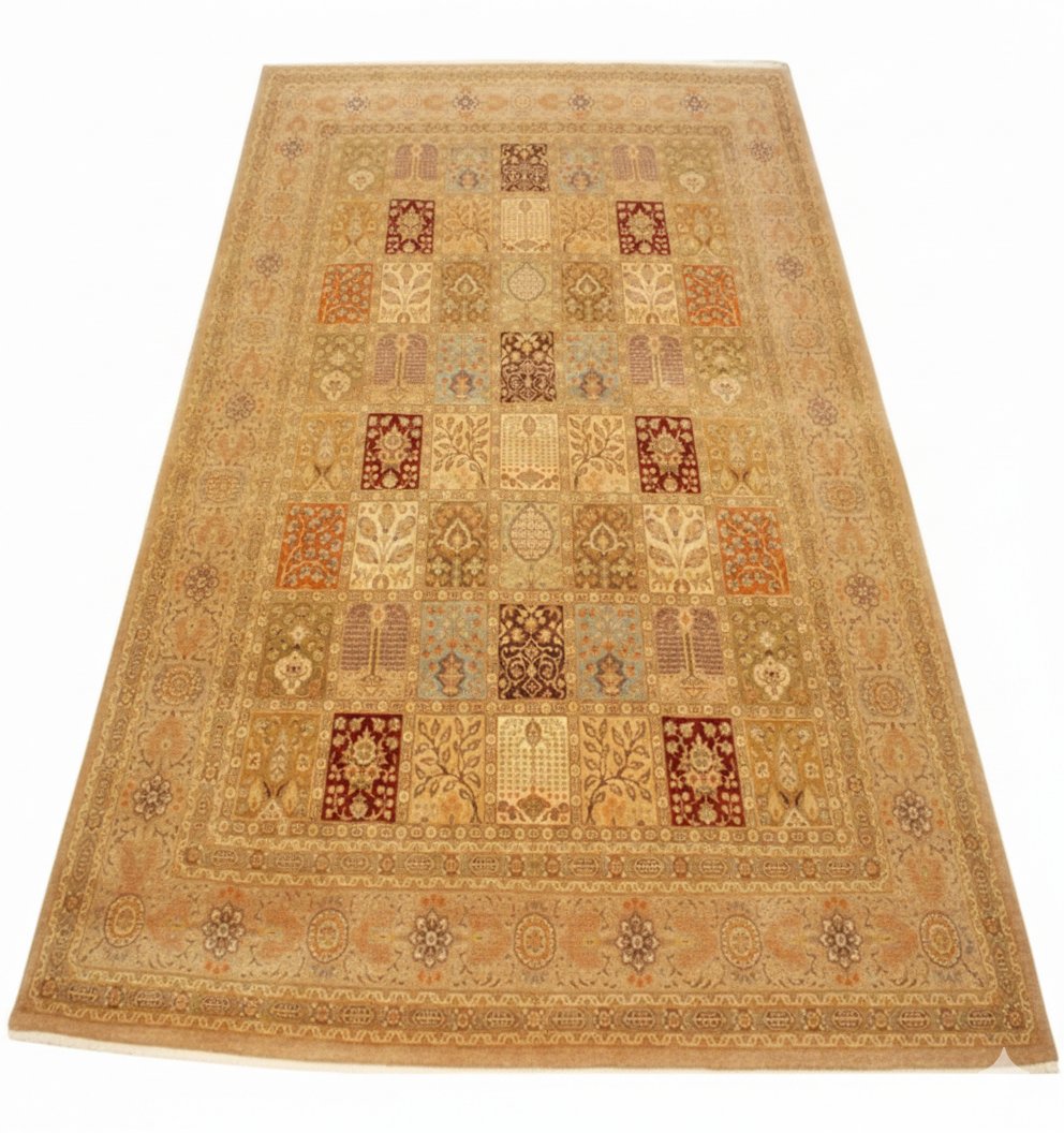 Handmade Persian Bakhtiari Jalili Carpet – 10x8 ft