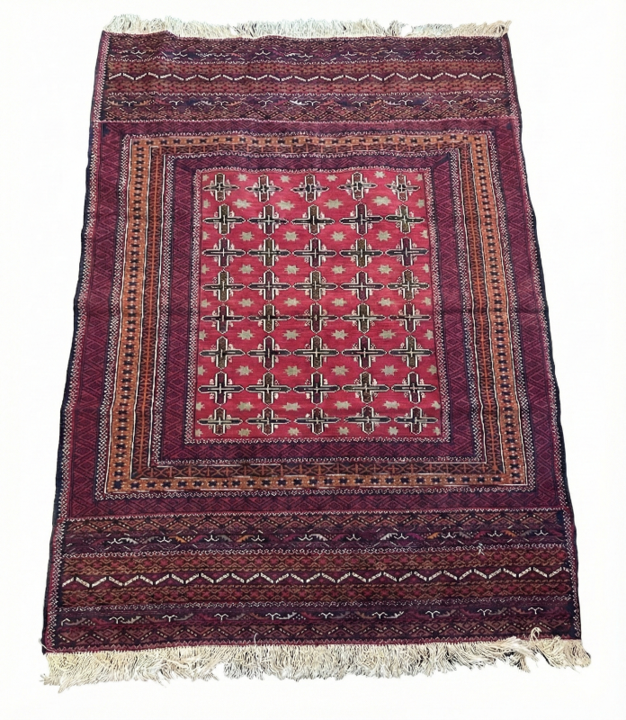 Handmade Persian Milliki Killim Wool Rug – 6×4 ft | Multicolor Needlework Design